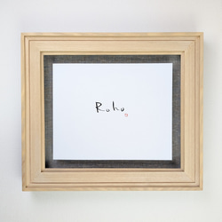 ミニチュア額縁 桐材 ボックス型 11.3×11.3㎝ その他アート アトリエ呂