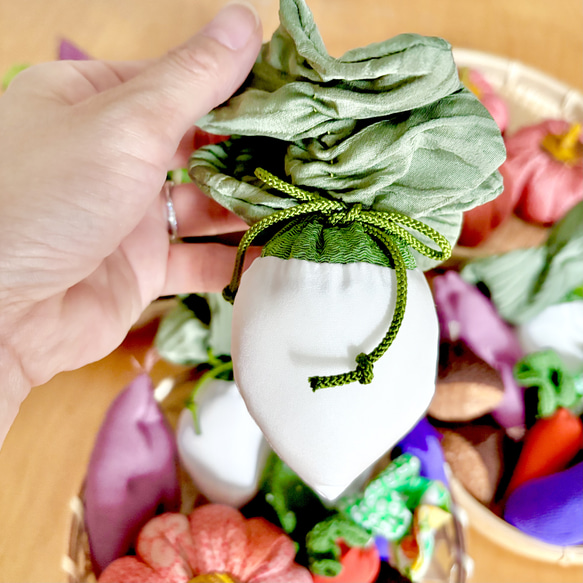 ちりめん⭐︎秋のお野菜たち(夏冬野菜も混じってます) 4枚目の画像