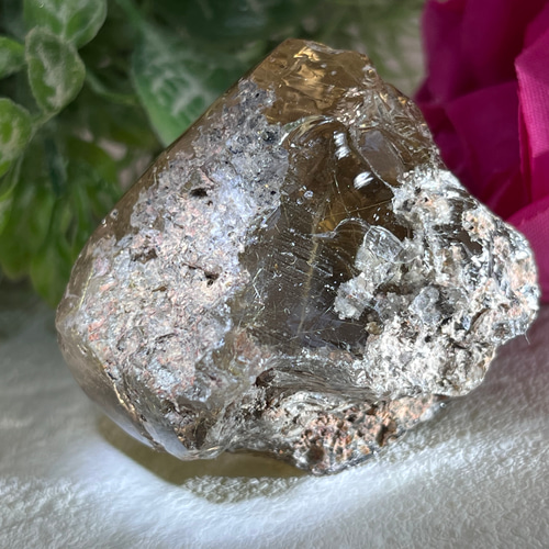 タイチン ゴールド ルチルクォーツ スモーキークリスタル 水晶 原石