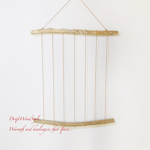 流木インテリア 壁一面に写真を飾れる大サイズのフォトディスプレイ 流木 写真ハンガー ウォールデコ 壁掛け N16 5枚目の画像