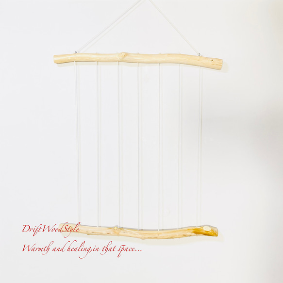 流木インテリア 壁一面に写真を飾れる大サイズのフォトディスプレイ 流木 写真ハンガー ウォールデコ 壁掛け N17 5枚目の画像