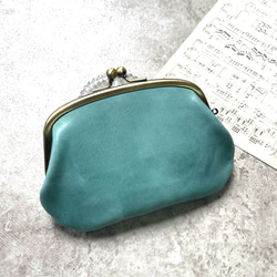 親子がま口ミニ財布 牛革ブラック がま口 rinc.. 通販 18354168