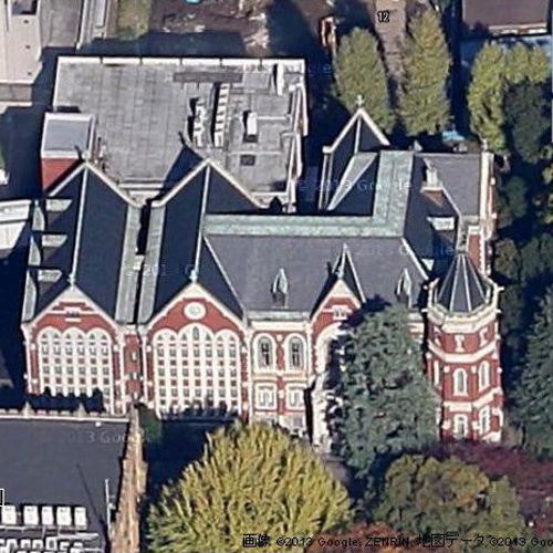 慶應義塾大学図書館旧館　白色模型 昭和レトロ洋館「慶應義塾大学図書館旧館」 白色模型 立体