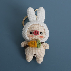 毛糸 手作り 編みぐるみ ニット人形 キーホルダー バッグチャーム 誕生