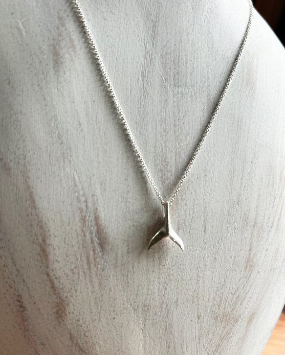クジラのしっぽ◇鯨の尻尾◇シルバーペンダント◇Whale's tail Silver Pendant 11枚目の画像