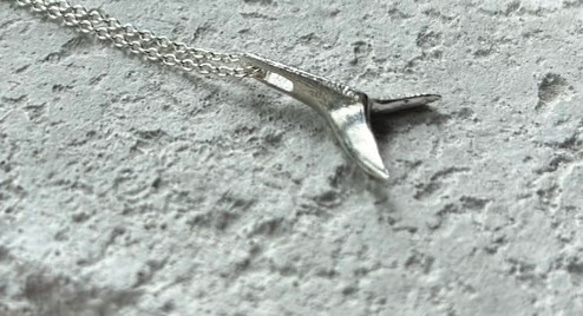 クジラのしっぽ◇鯨の尻尾◇シルバーペンダント◇Whale's tail Silver Pendant 15枚目の画像