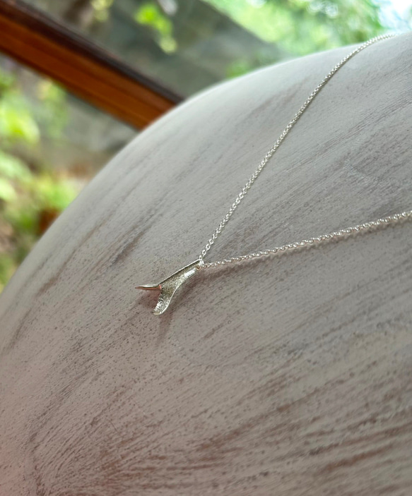 クジラのしっぽ◇鯨の尻尾◇シルバーペンダント◇Whale's tail Silver Pendant 9枚目の画像