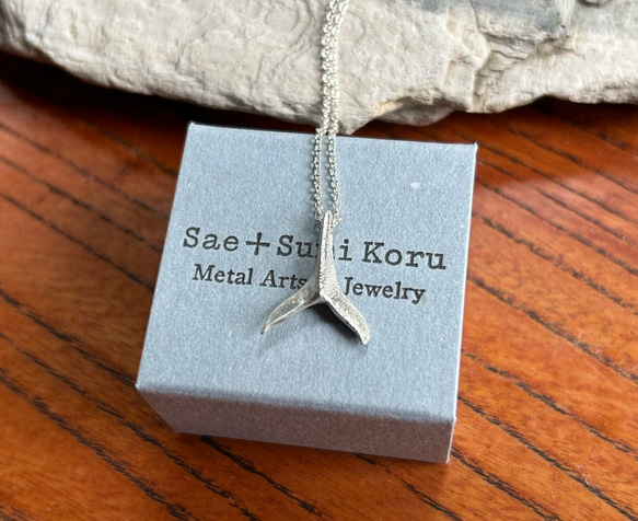 クジラのしっぽ◇鯨の尻尾◇シルバーペンダント◇Whale's tail Silver Pendant 20枚目の画像
