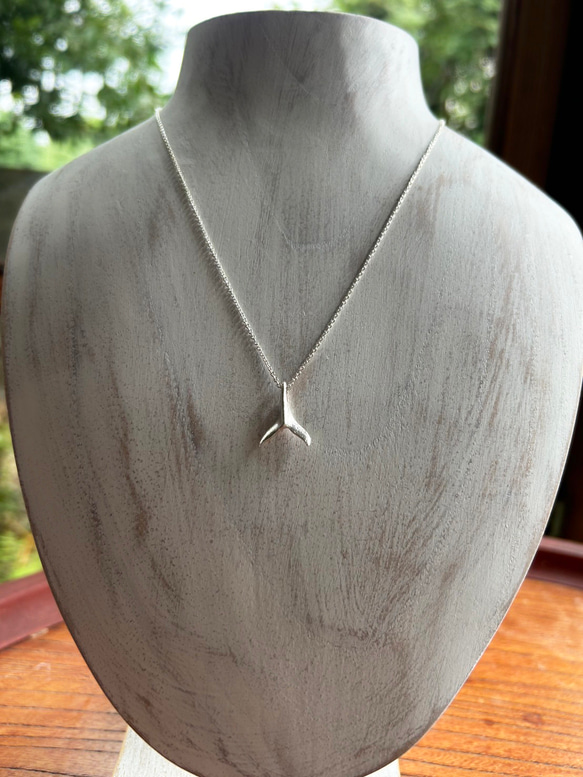 クジラのしっぽ◇鯨の尻尾◇シルバーペンダント◇Whale's tail Silver Pendant 7枚目の画像