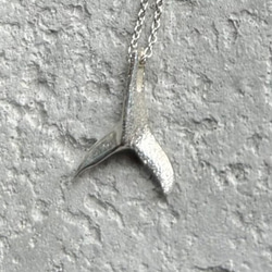 クジラのしっぽ◇鯨の尻尾◇シルバーペンダント◇Whale's tail Silver Pendant 16枚目の画像