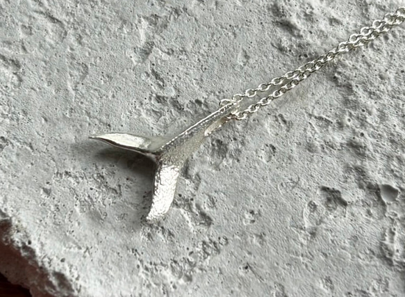クジラのしっぽ◇鯨の尻尾◇シルバーペンダント◇Whale's tail Silver Pendant 5枚目の画像