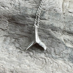 クジラのしっぽ◇鯨の尻尾◇シルバーペンダント◇Whale's tail Silver Pendant 2枚目の画像