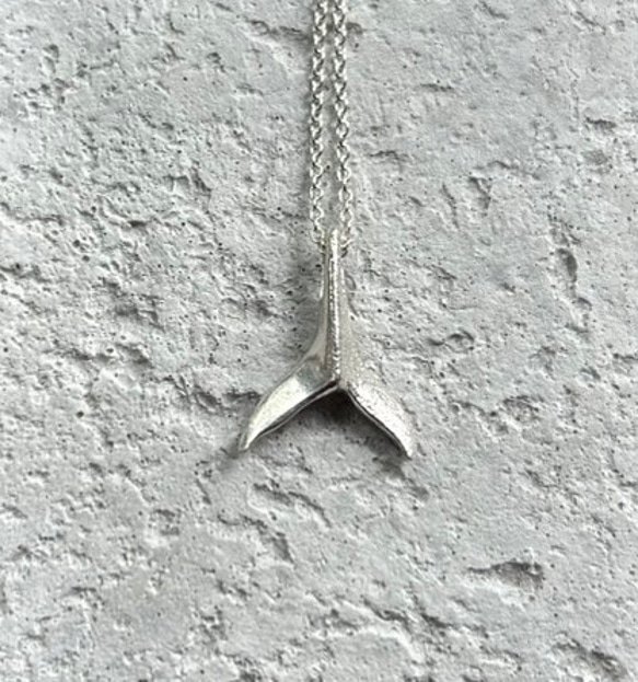 クジラのしっぽ◇鯨の尻尾◇シルバーペンダント◇Whale's tail Silver Pendant 17枚目の画像