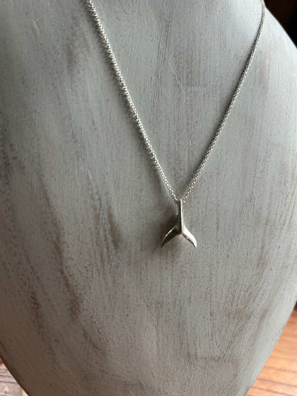 クジラのしっぽ◇鯨の尻尾◇シルバーペンダント◇Whale's tail Silver Pendant 10枚目の画像