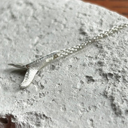 クジラのしっぽ◇鯨の尻尾◇シルバーペンダント◇Whale's tail Silver Pendant 6枚目の画像