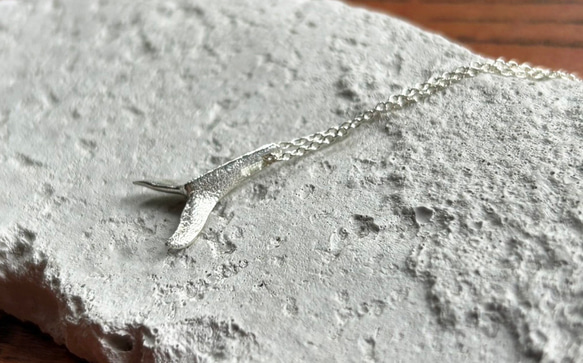クジラのしっぽ◇鯨の尻尾◇シルバーペンダント◇Whale's tail Silver Pendant 6枚目の画像