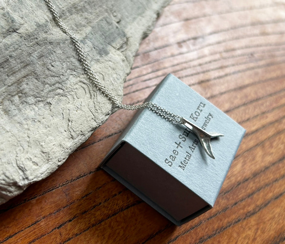 クジラのしっぽ◇鯨の尻尾◇シルバーペンダント◇Whale's tail Silver Pendant 18枚目の画像