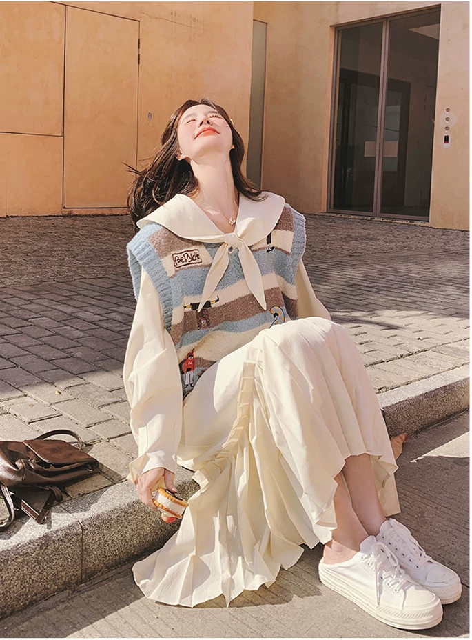 人気 長袖 2025新作 ファッション ワンピース ハッシュタグ 冠婚葬祭 レディース 袖丈 卒業式 始業式 学校行事