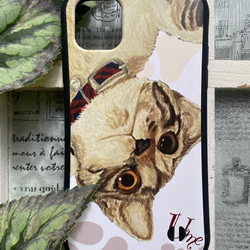 ペットの似顔絵ボード大とiPhoneグリップケースのセット 6枚目の画像