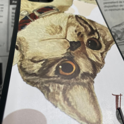 ペットの似顔絵ボード大とiPhoneグリップケースのセット 8枚目の画像