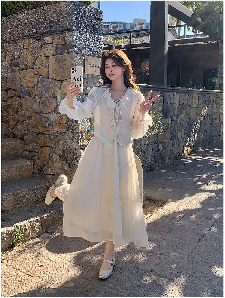 人気 長袖 2025新作 ファッション ワンピース ハッシュタグ 冠婚葬祭 レディース 袖丈 卒業式 始業式 学校行事