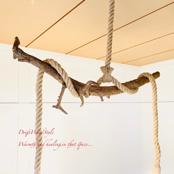 芸術的な造形の天然流木のペンダントライト 天井照明 シーリングライト LED 照明器具 N3 5枚目の画像