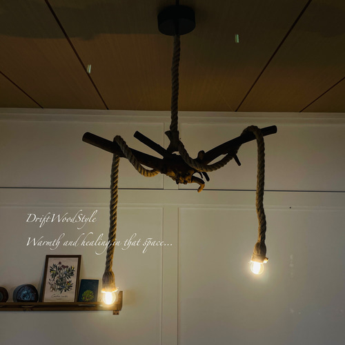 芸術的な造形の天然流木のペンダントライト 天井照明 LED 照明器具 N4 芸術的な造形の天然流木のペンダントライト 天井照明 シーリングライト