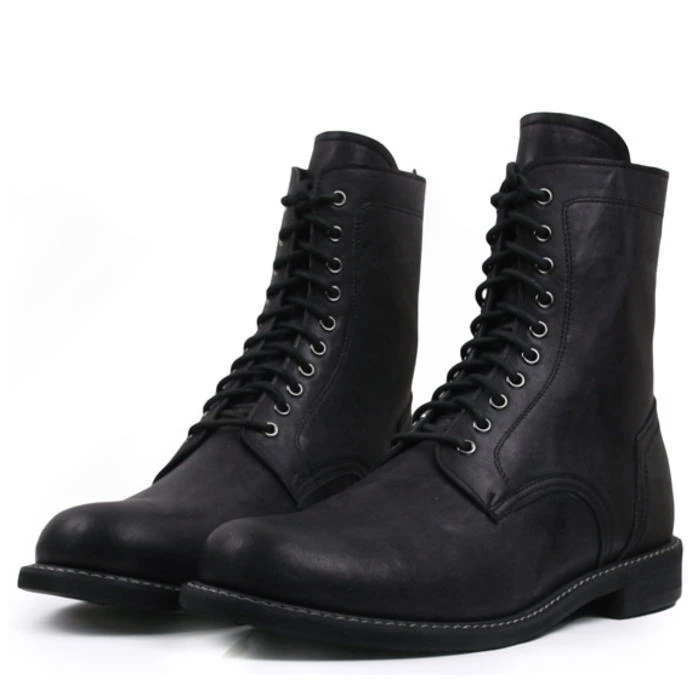 レースアップレザーブーツ ハンドメイドブーツ メンズブーツ ブーツ レースアップ レザー 本革 レ
