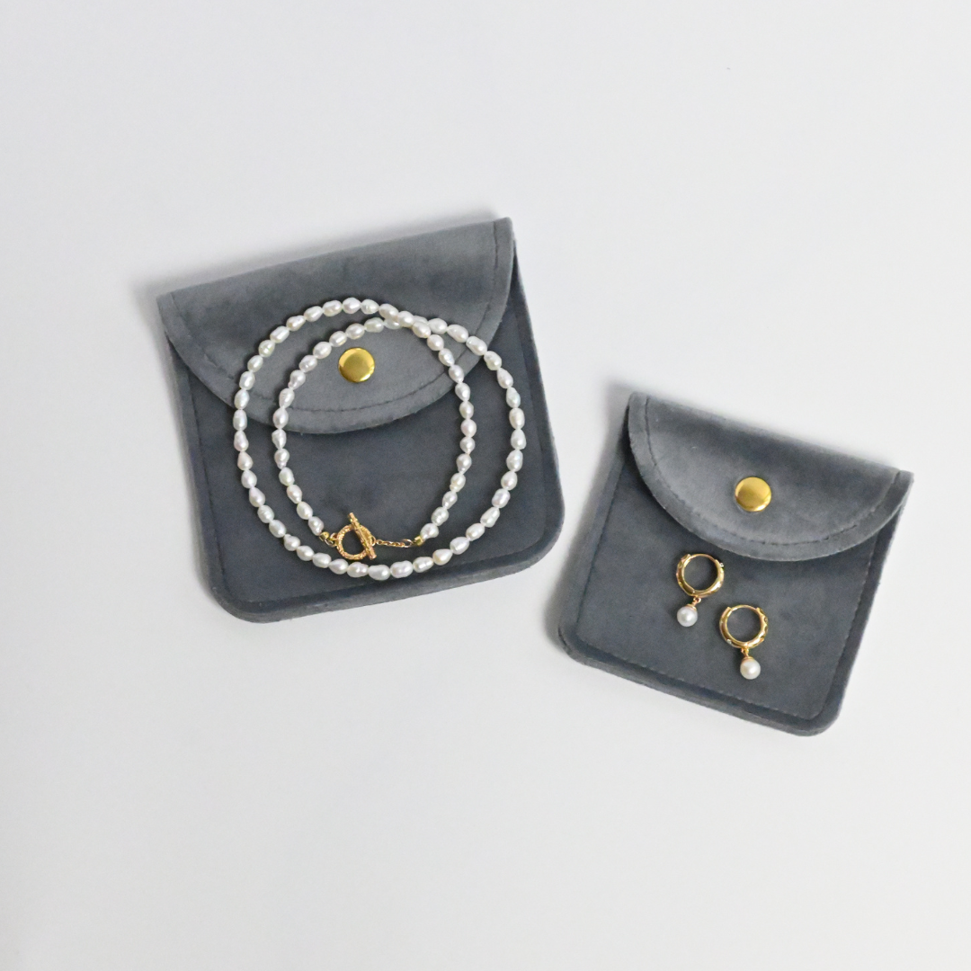 ☆秋冬新作☆淡水パール×silver925 カジュアル シンプル【パールムーンピアス】