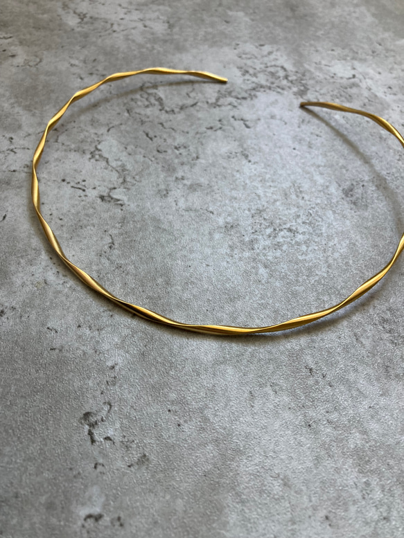 ー「Lueur（リュール）ーネックカフ　サージカルステンレス　ネックレス　チョーカーネックレス 12枚目の画像