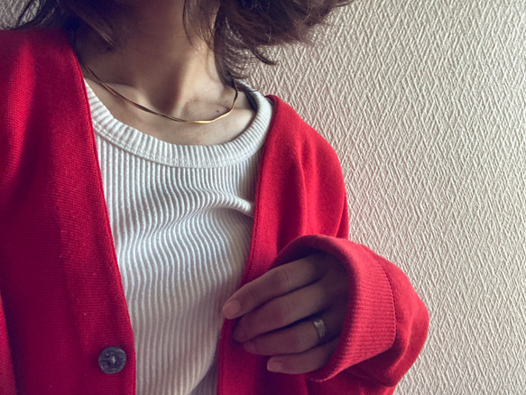 ー「Lueur（リュール）ーネックカフ　サージカルステンレス　ネックレス　チョーカーネックレス 17枚目の画像