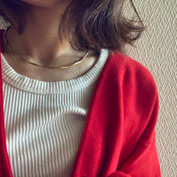 ー「Lueur（リュール）ーネックカフ　サージカルステンレス　ネックレス　チョーカーネックレス 13枚目の画像