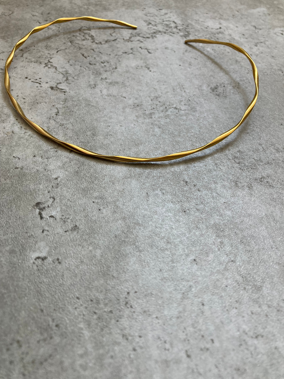 ー「Lueur（リュール）ーネックカフ　サージカルステンレス　ネックレス　チョーカーネックレス 18枚目の画像