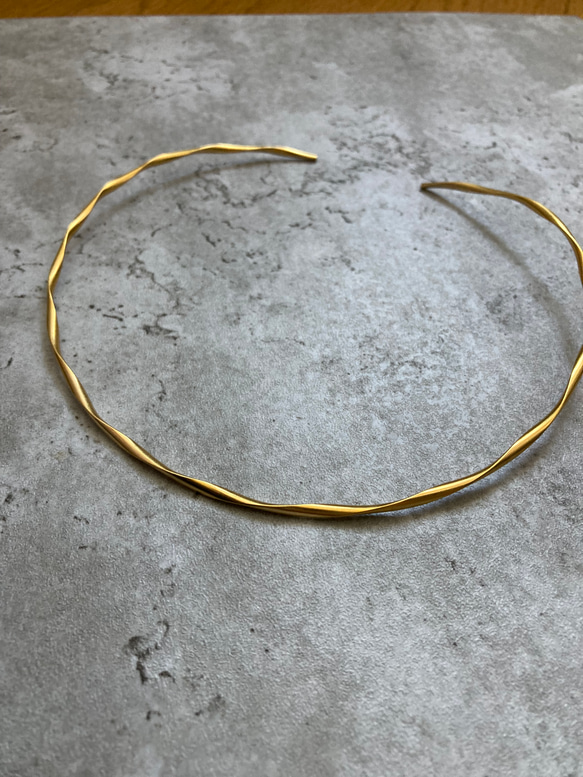 ー「Lueur（リュール）ーネックカフ　サージカルステンレス　ネックレス　チョーカーネックレス 10枚目の画像