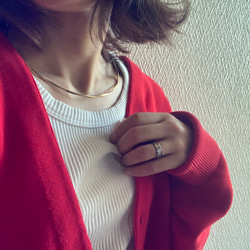 ー「Lueur（リュール）ーネックカフ　サージカルステンレス　ネックレス　チョーカーネックレス 8枚目の画像