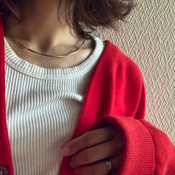 ー「Lueur（リュール）ーネックカフ　サージカルステンレス　ネックレス　チョーカーネックレス 7枚目の画像