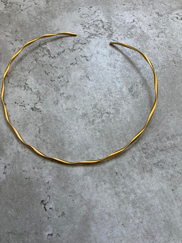 ー「Lueur（リュール）ーネックカフ　サージカルステンレス　ネックレス　チョーカーネックレス 9枚目の画像