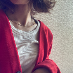 ー「Lueur（リュール）ーネックカフ　サージカルステンレス　ネックレス　チョーカーネックレス 14枚目の画像