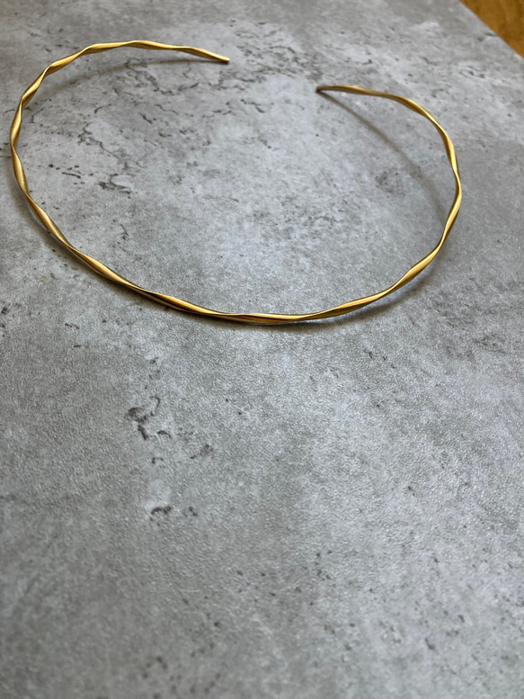 ー「Lueur（リュール）ーネックカフ　サージカルステンレス　ネックレス　チョーカーネックレス 11枚目の画像