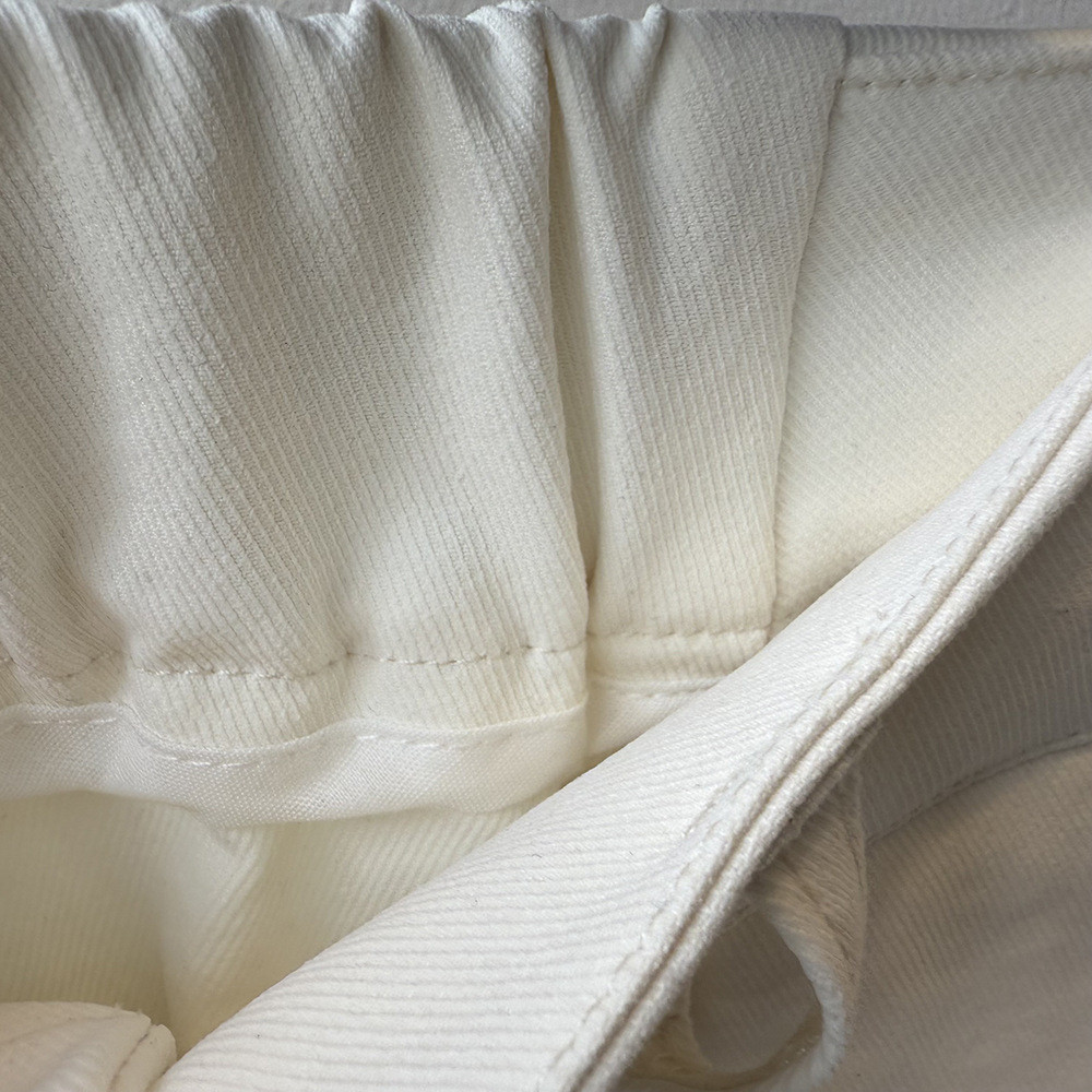 秋新作レディースルーズストレートワイドレッグ鎌型パンツ【返品・交換可】品質最優先25-332