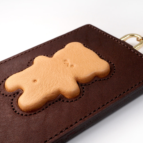 はいちゅ様専用【新品】くまちゃんブラウニー財布（牛革製） お菓子な