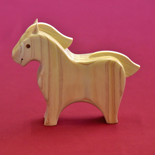 令和8年(2026年)の干支・馬・丙午(ひのえうま) ・白馬・左馬・木製