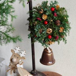 1.Xmasフライングリース クリスマスのフライングリース リース irodori0012 通販 16560612