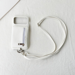 バイカラー ミニポーチ iphone 17 16 15 ケース Galaxy s25 スマホショルダー 小銭入れ リング 14枚目の画像