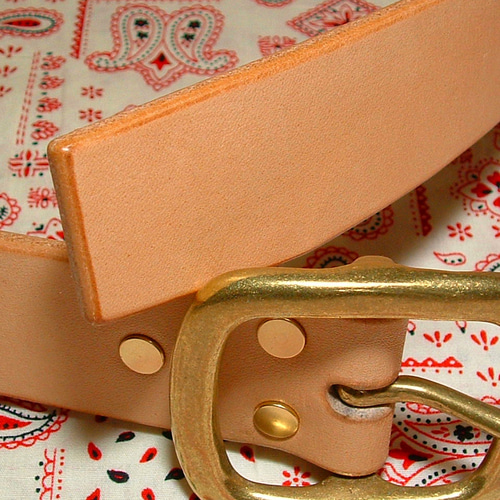 6ミリ厚ヌメ革ベルトG3バックル 極厚ベルト その他ファッション雑貨