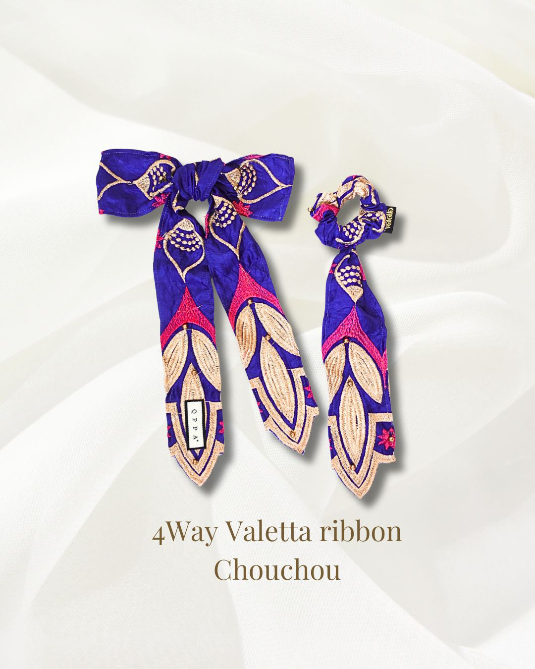 人気商品 4way Valetta ribbon chouchou バレッタリボンシュシュ