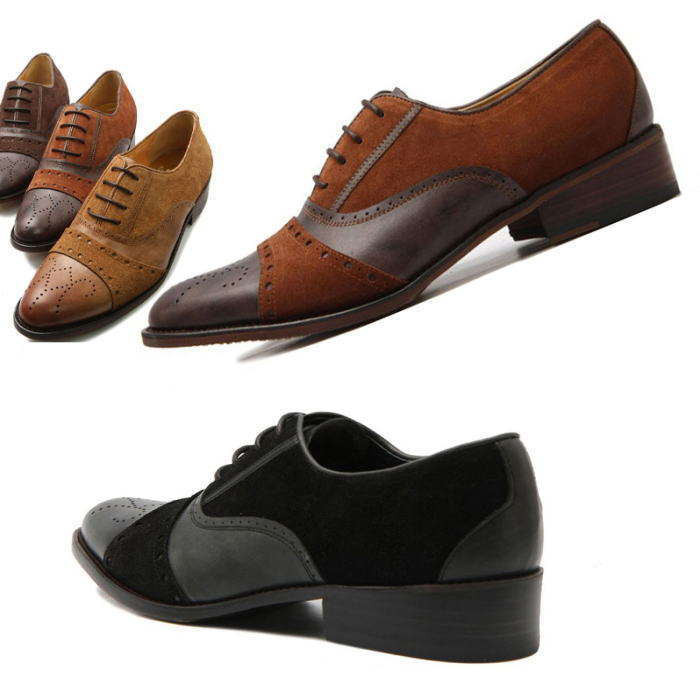 ビジネスシューズ 異素材切り替えレザーシューズ メンズビジネスシューズ 本革レザーシューズ シューズ a