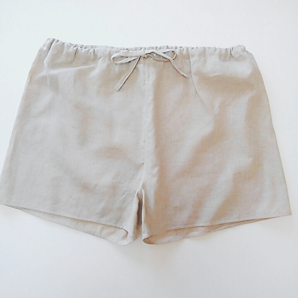 女性用トランクス　ペチパンツ　オーガニックコットン＆リネン　レディーストランクス　トランクスショーツ 9枚目の画像