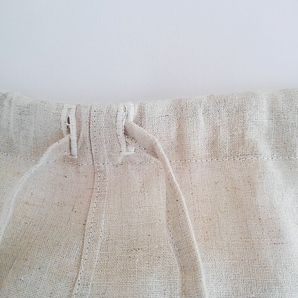 女性用トランクス　ペチパンツ　オーガニックコットン＆リネン　レディーストランクス　トランクスショーツ 7枚目の画像