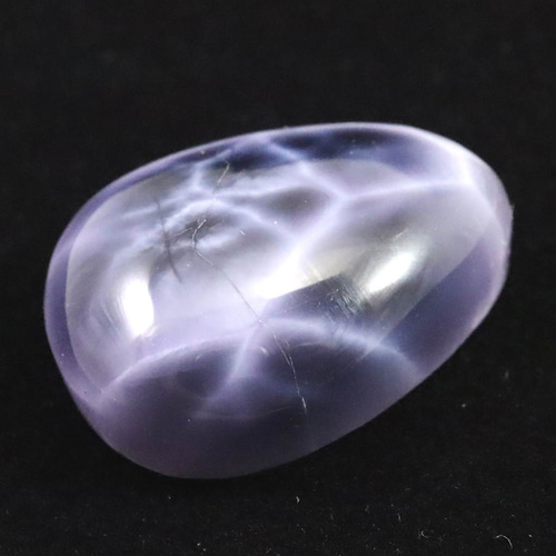 パープルラリマー 27mmペアシェイプ カボション ルース 10.7g *希少